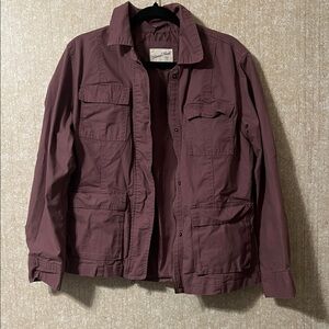 Universal Thread Women's Utility Jacket in Maroon